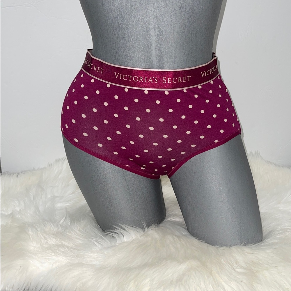 Victoria’s Secret Logo Cotton Modern Brief Panty Underwear. NWT